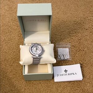 Judith Ripka Silver Women's Watch